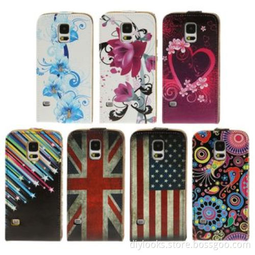 Retro UK Flag Pattern Vertical Flip Leather Case for Samsung Galaxy S5